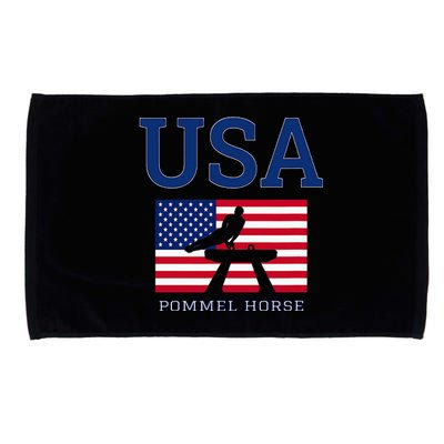 Usa Flag Pommel Horse Gymnastics Team American Gymnast Microfiber Hand Towel