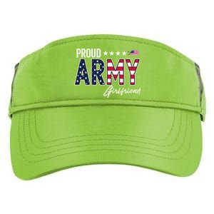 Us Flag Proud Army Friend Gift Adult Drive Performance Visor