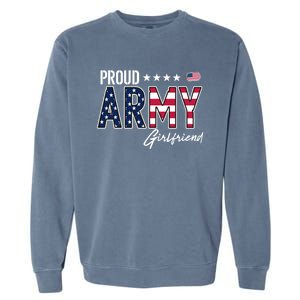 Us Flag Proud Army Friend Gift Garment-Dyed Sweatshirt