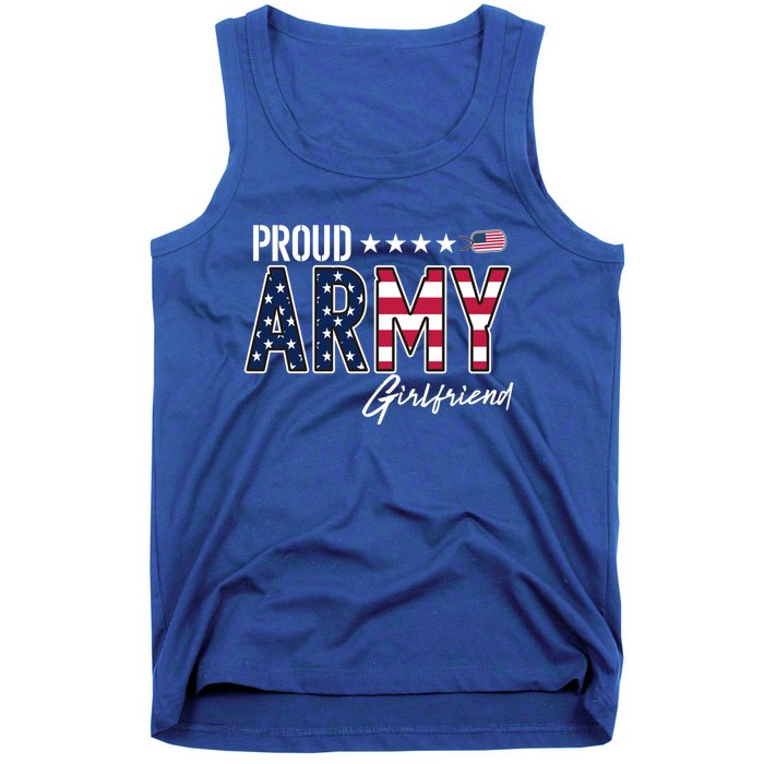 Us Flag Proud Army Friend Gift Tank Top