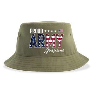 Us Flag Proud Army Friend Gift Sustainable Bucket Hat