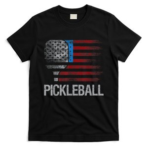 US Flag Pickleball Player Paddleball Lover T-Shirt