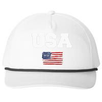 USA Flag Patriotic 4th of July America day of Independence Snapback Five-Panel Rope Hat