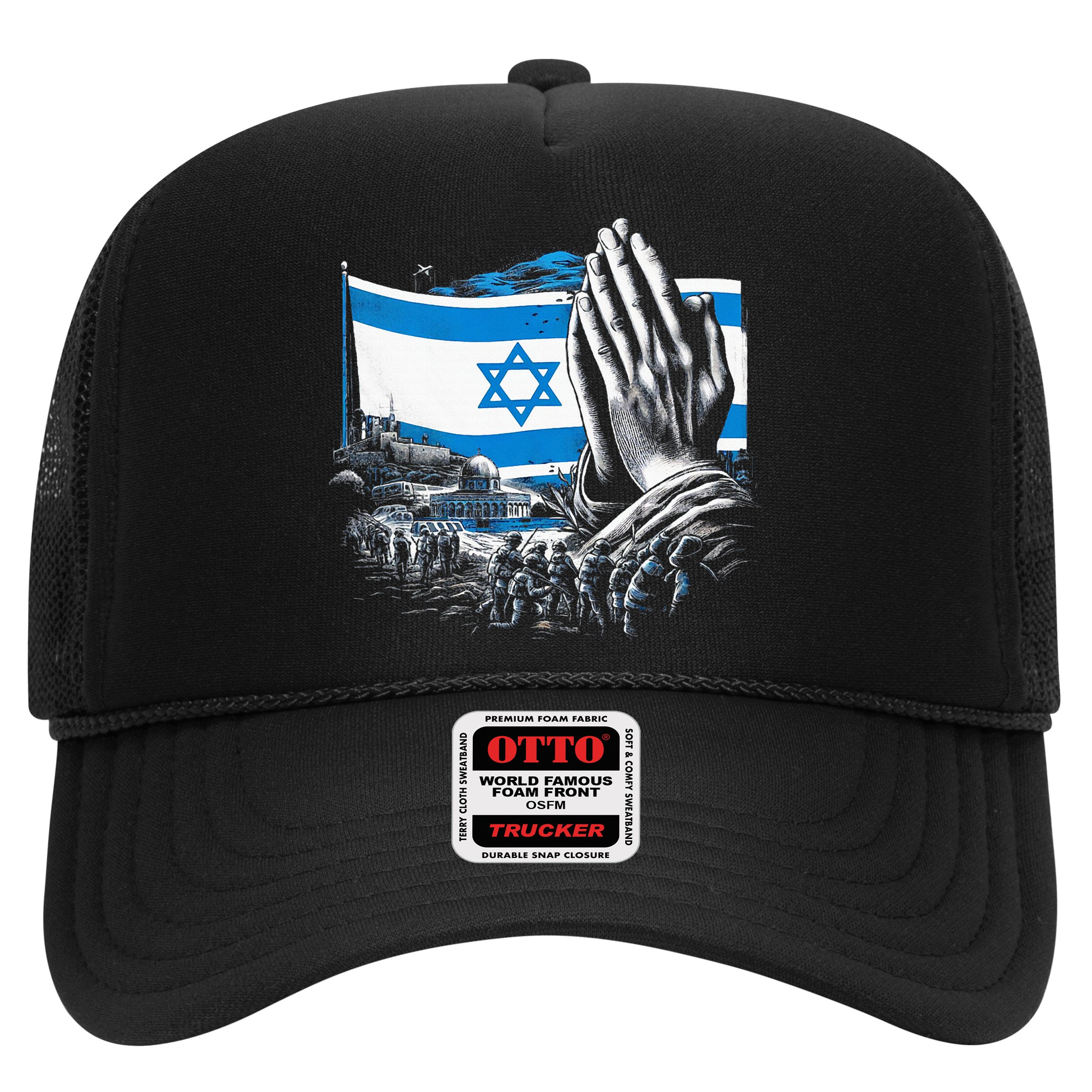 usa flag Pray for Israel Hat
