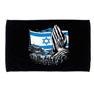 usa flag Pray for Israel Microfiber Hand Towel