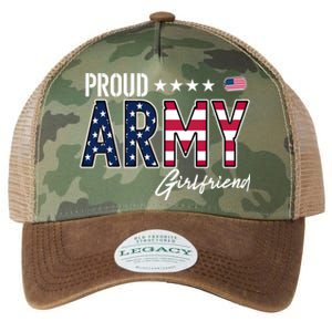 Us Flag Proud Army Friend Gift Legacy Tie Dye Trucker Hat