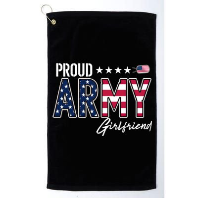 Us Flag Proud Army Friend Gift Platinum Collection Golf Towel