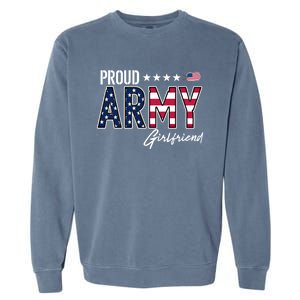 Us Flag Proud Army Friend Gift Garment-Dyed Sweatshirt