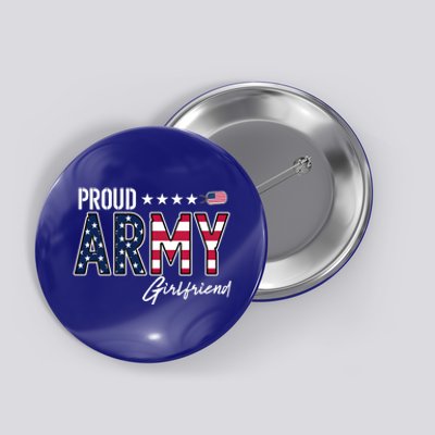 Us Flag Proud Army Friend Gift Button