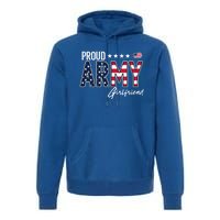 Us Flag Proud Army Friend Gift Premium Hoodie