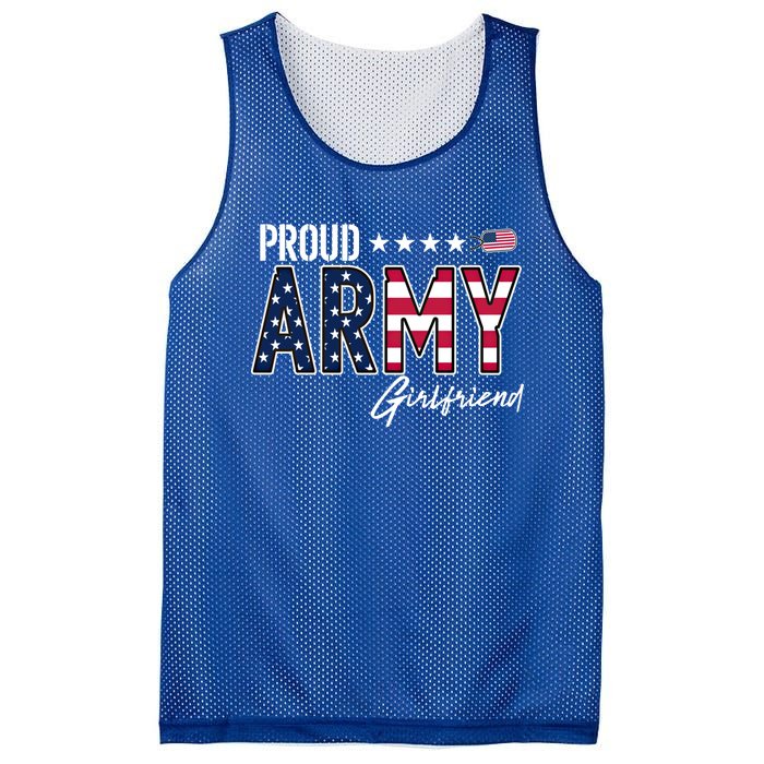 Us Flag Proud Army Friend Gift Mesh Reversible Basketball Jersey Tank