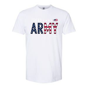 Us Flag Proud Army Friend Gift Softstyle CVC T-Shirt