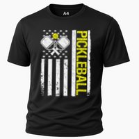 US Flag Pickleball Player Paddleball Lover Performance Shirt
