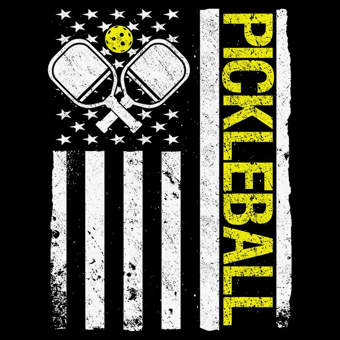 US Flag Pickleball Player Paddleball Lover Performance Shirt