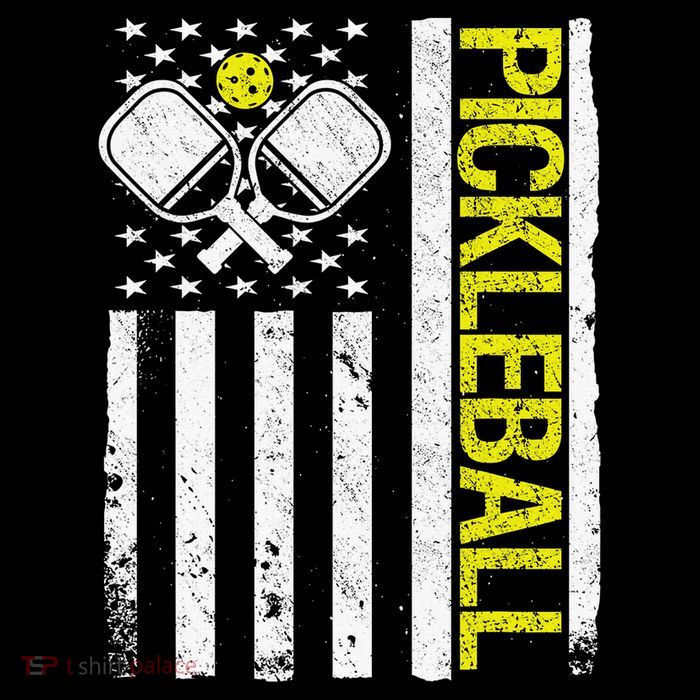 US Flag Pickleball Player Paddleball Lover 16 in Basic Backpack