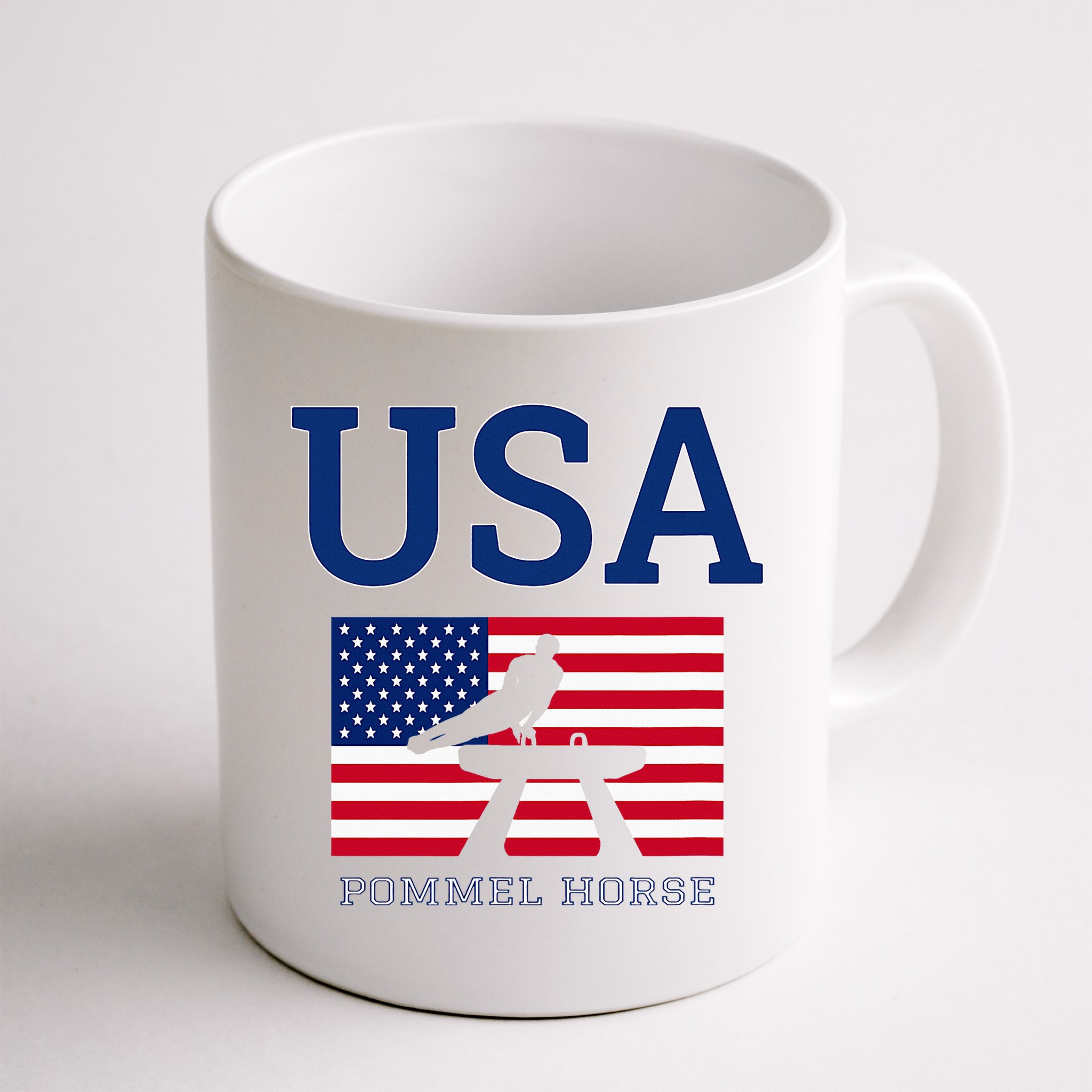 Usa Flag Pommel Horse Gymnastics Team American Gymnast Mug
