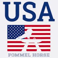 Usa Flag Pommel Horse Gymnastics Team American Gymnast Mug