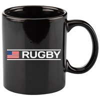 Usa Flag Rugby 11oz C Handle Ceramic Mug