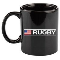 Usa Flag Rugby 11oz C Handle Ceramic Mug