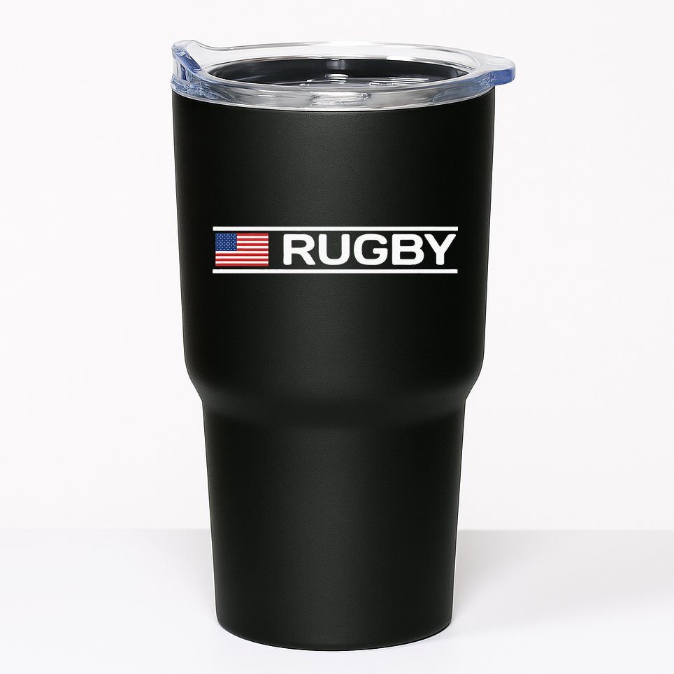 Usa Flag Rugby Tumbler