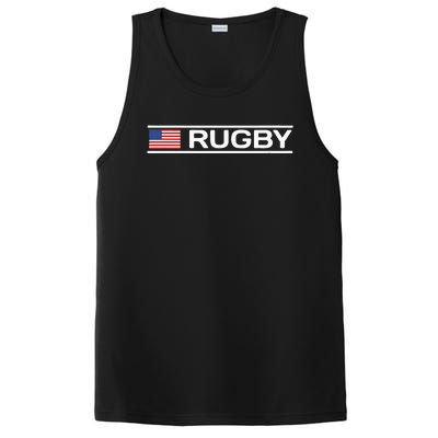 Usa Flag Rugby PosiCharge Competitor Tank