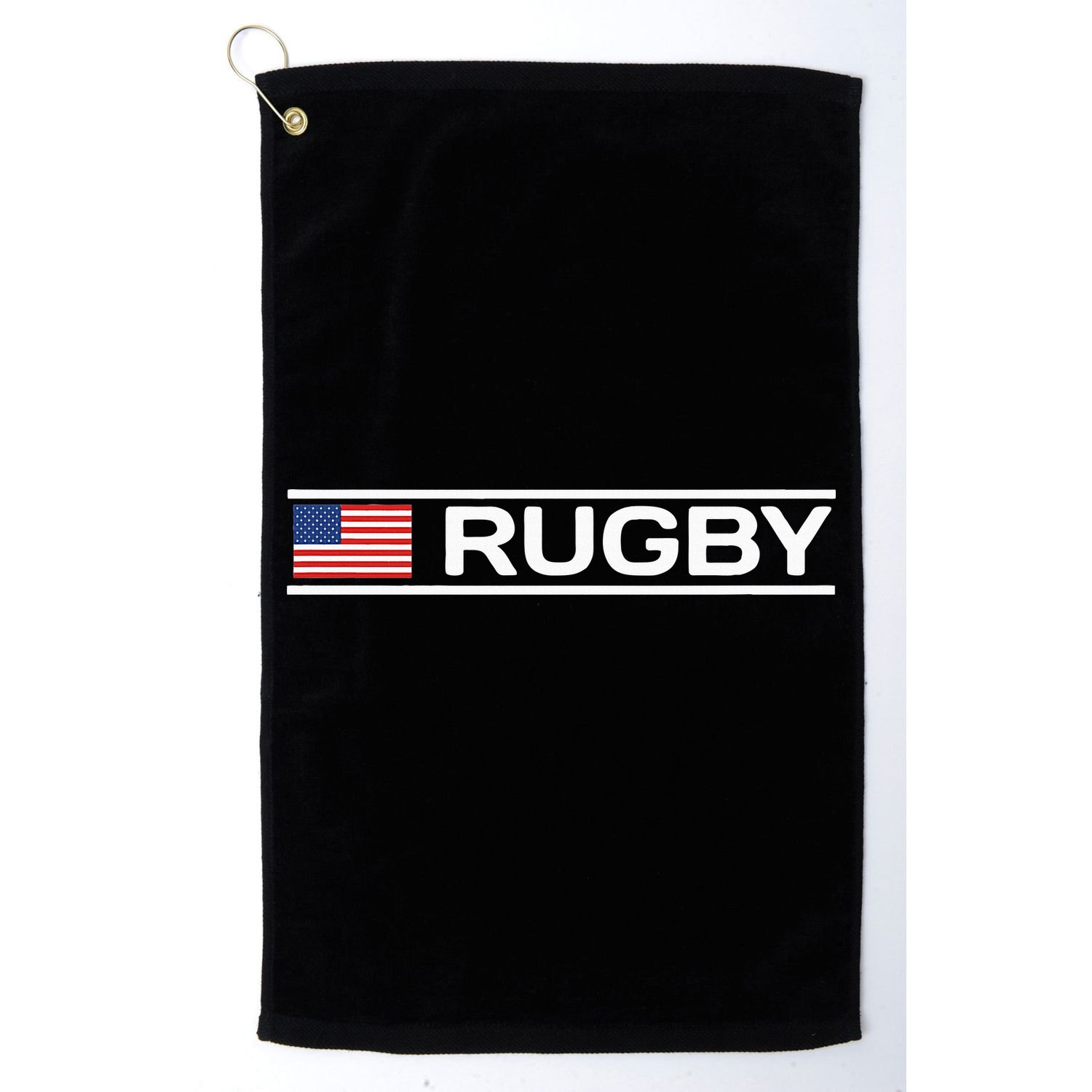 Usa Flag Rugby Golf Towel