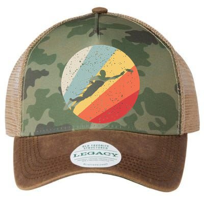 Ultimate Frisbee Retro Distressed Legacy Tie Dye Trucker Hat
