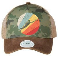 Ultimate Frisbee Retro Distressed Legacy Tie Dye Trucker Hat