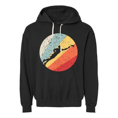 Ultimate Frisbee Retro Distressed Garment-Dyed Fleece Hoodie