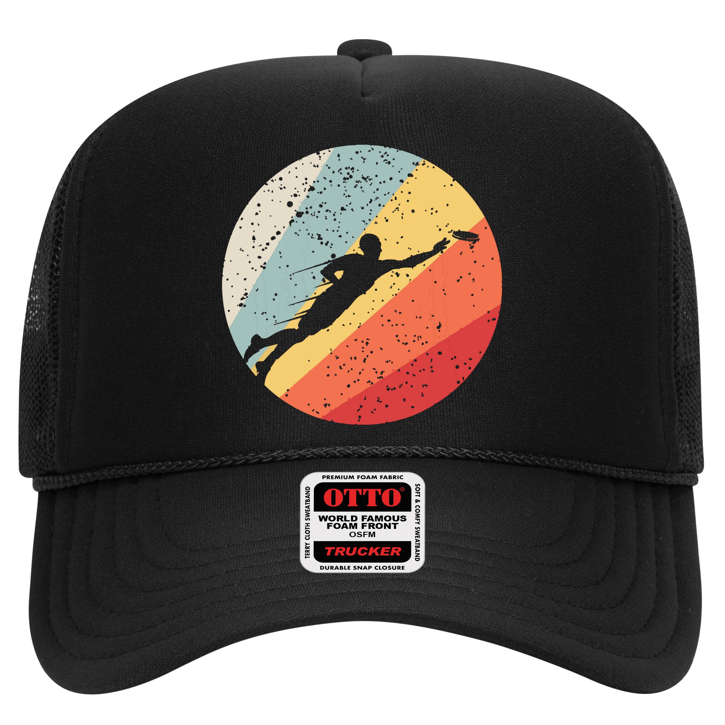 Ultimate Frisbee Retro Distressed Hat
