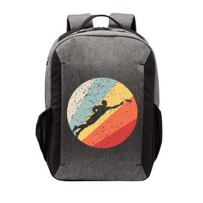 Ultimate Frisbee Retro Distressed Vector Backpack