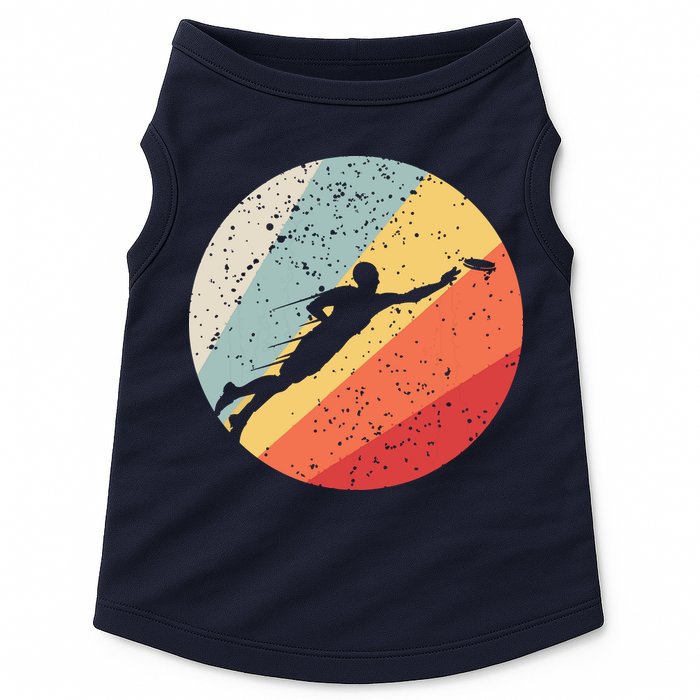 Ultimate Frisbee Retro Distressed Doggie Tank