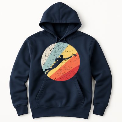 Ultimate Frisbee Retro Distressed Hoodie