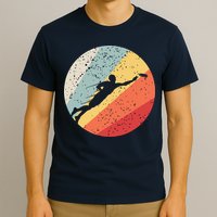Ultimate Frisbee Retro Distressed T-Shirt