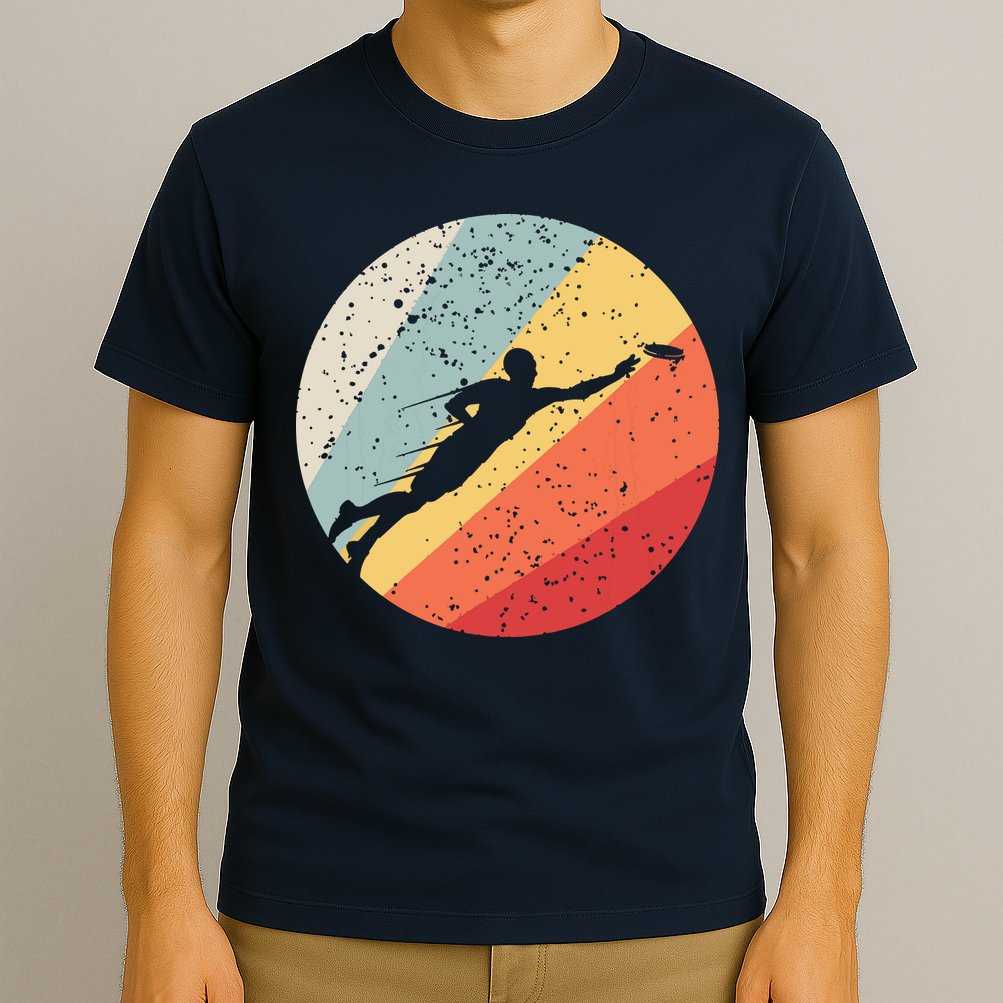 Ultimate Frisbee Retro Distressed T-Shirt