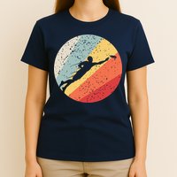 Ultimate Frisbee Retro Distressed T-Shirt