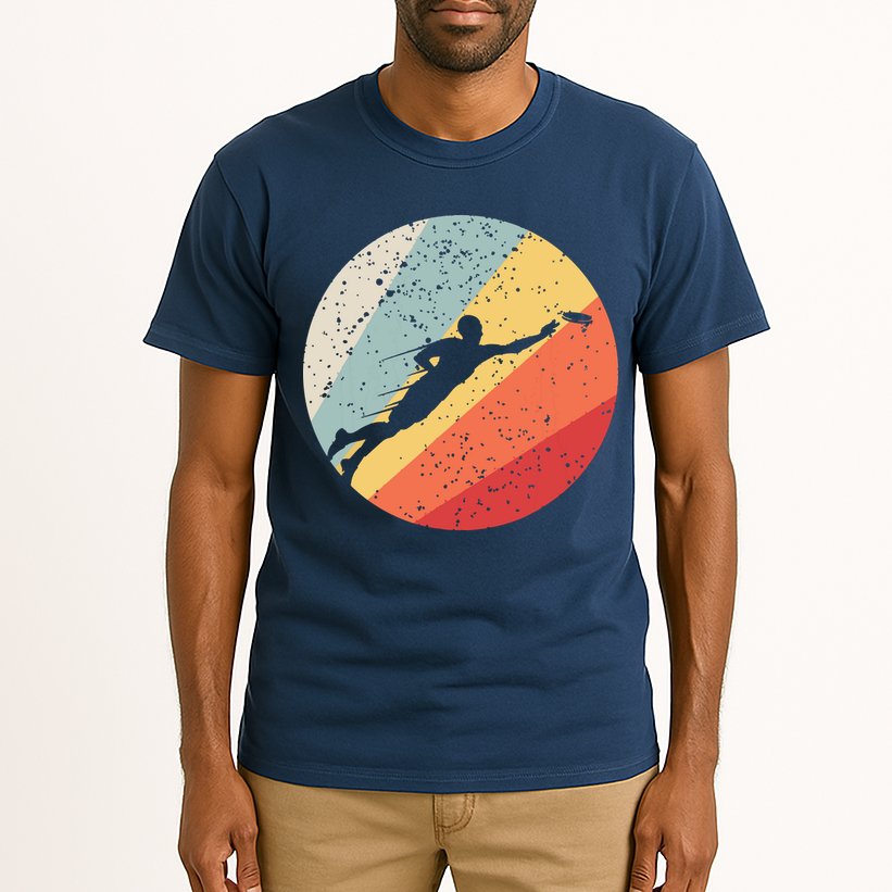 Ultimate Frisbee Retro Distressed Tall T-Shirt