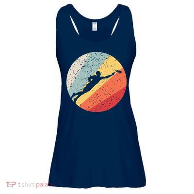 Ultimate Frisbee Retro Distressed Ladies Essential Flowy Tank