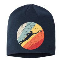 Ultimate Frisbee Retro Distressed Sustainable Beanie
