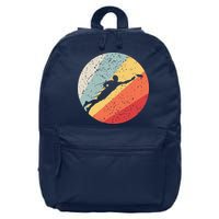 Ultimate Frisbee Retro Distressed 16 in Basic Backpack