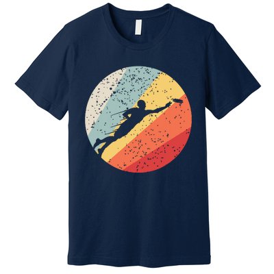 Ultimate Frisbee Retro Distressed Premium T-Shirt