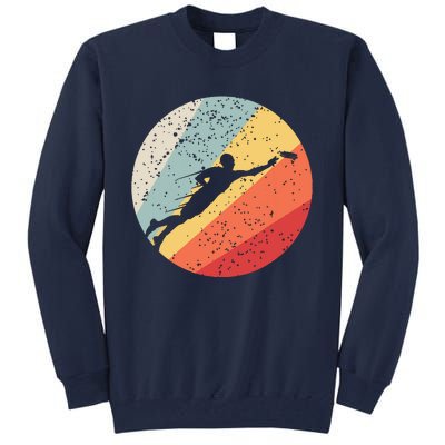 Ultimate Frisbee Retro Distressed Tall Sweatshirt