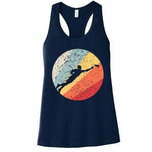 Ultimate Frisbee Retro Distressed Women's Racerback Tank