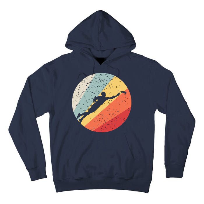 Ultimate Frisbee Retro Distressed Tall Hoodie