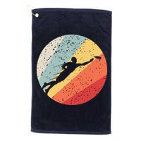 Ultimate Frisbee Retro Distressed Golf Towel