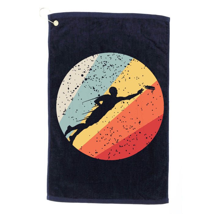 Ultimate Frisbee Retro Distressed Golf Towel