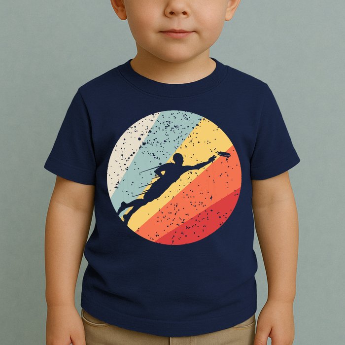 Ultimate Frisbee Retro Distressed Toddler T-Shirt