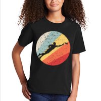 Ultimate Frisbee Retro Distressed Kids T-Shirt