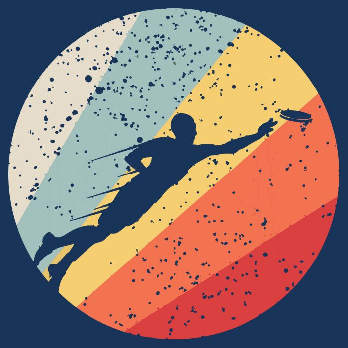 Ultimate Frisbee Retro Distressed Kids T-Shirt