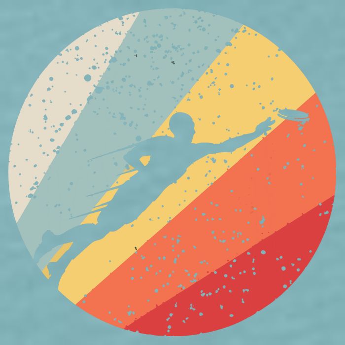 Ultimate Frisbee Retro Distressed Sueded Cloud Jersey T-Shirt